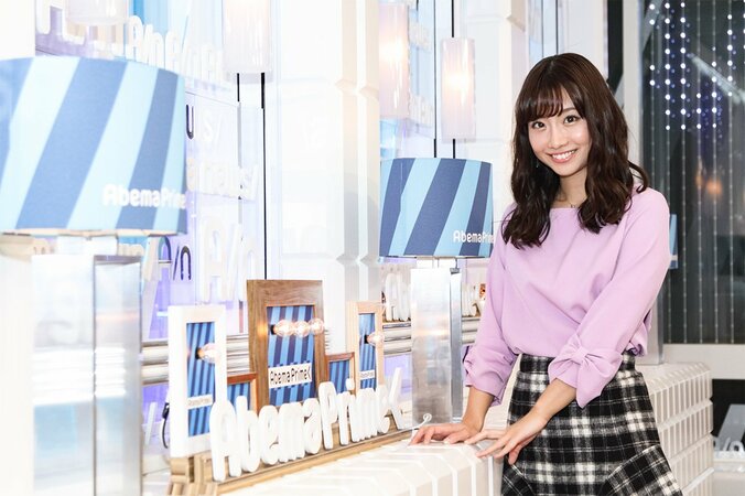 AbemaTVに週４で生出演の柴田阿弥、体調管理の秘訣は”７時間睡眠” 2枚目