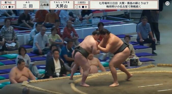 身長197cmの三段目力士が元十両撃破 「大人と子供みたい」「プロレスラーになろう」驚きの体格＆パワーにファン衝撃 2枚目
