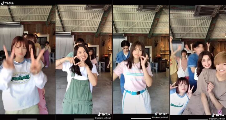 Stray Kidsの楽曲を使用した『虹オオカミ』メンバーたちによる”オオカミガオダンス”動画、TikTokで公開!ほのばび&ゆうかも参戦