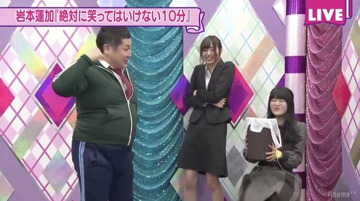 「どうしよう！」岩本蓮加が笑いすぎて腹筋崩壊!?