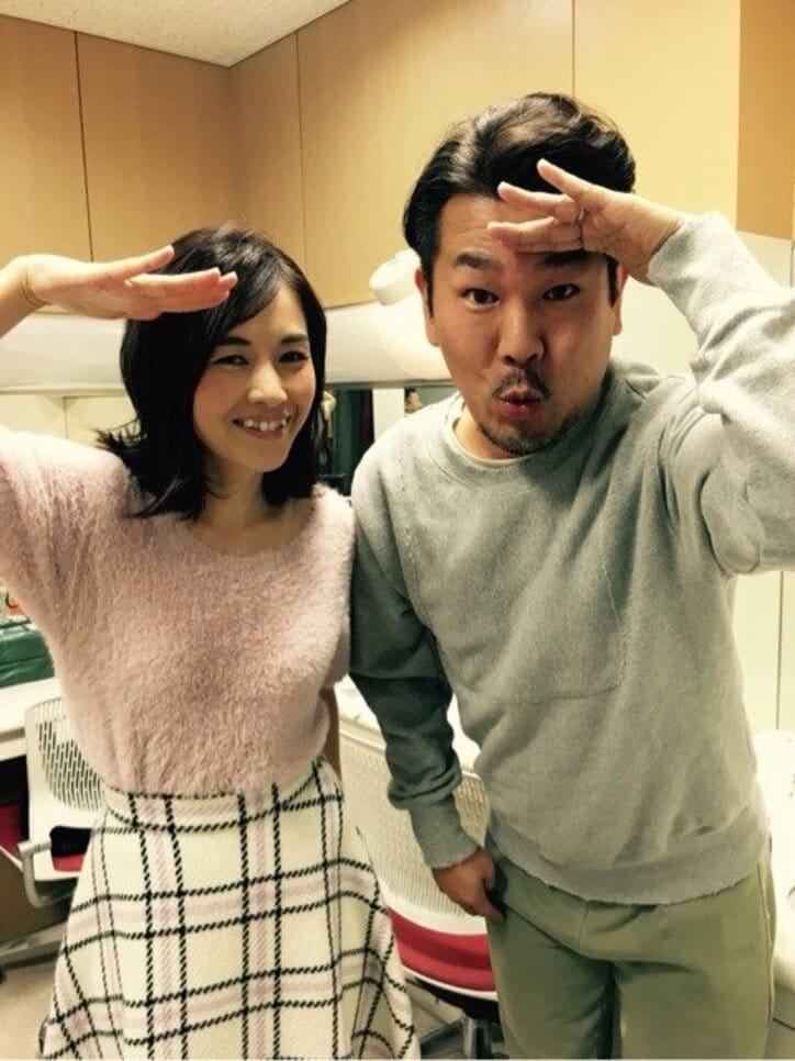 杉崎美香アナ 藤本敏史と2ショットで 得 する理由 多分 多分 それです 話題 Abema Times