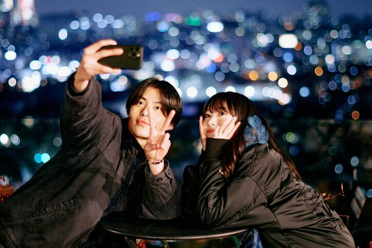 17歳の俳優・りゅうたろう（今井竜太郎）、初めての恋で5歳年上・くれは（中川紅葉）と両想いに「メロメロです」『花束オオカミ』成立ペアインタビュー