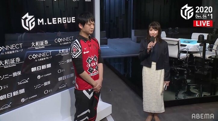 熱狂を外に伝える新戦力 美人アナ・伊藤友里の“デビュー戦”にファンも大歓迎「毎週出て!」/麻雀・Mリーグ