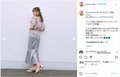 須田亜香里、ピンク＆シルバーの“春コーデ”を披露「可愛すぎます」「大人スタイルもステキ」とファン絶賛