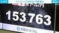 1ドル=153円台 円高進む
