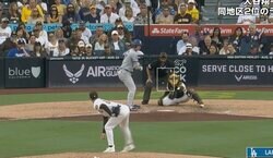 えっ？ めちゃくちゃ遅い…  大谷翔平、“激レア変化球”で異変が起きた…！？ あまりの球速差に様子がおかしくなる「これが噂の」「なんだあのボールw」