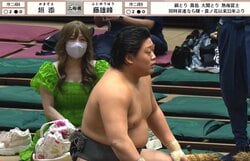 「これ、ええんか?」大型新人力士の“腰回り”が異質の存在感 逞しい風貌とスタイルにも「いいボディしてる」ファン熱視線