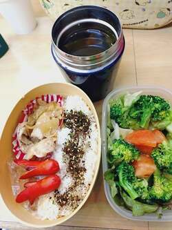 山田花子、残り物を使った手作り弁当を公開「サラダの方が時間かかってる」