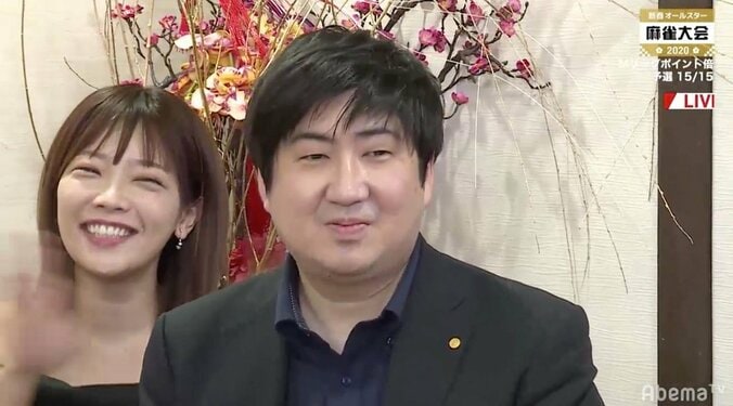 麻雀最強位の将棋棋士・鈴木大介九段、新年早々も快進撃！24人中個人トップ／新春オールスター麻雀 1枚目