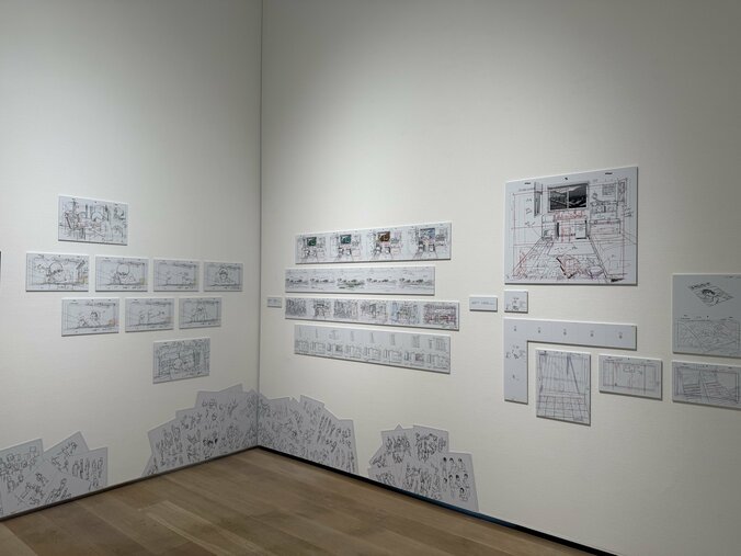 [Fotos/Bilder] Reproduktion vom „Flur im Hause Kyomoto“ und „Fujinos Zimmer“! Ein Bericht zur Ausstellung „Look Back Anime Exhibition—Oshiyama Kiyotaka: The Emotions of Lines“ mit einer immensen Fülle an Originalzeichnungen 28