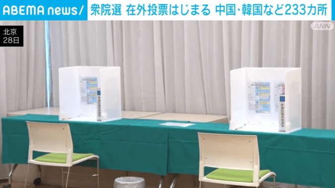 在外投票の投票所