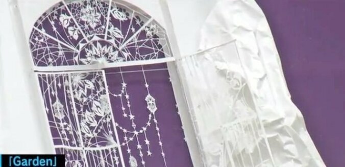 ネットで話題の「奇跡の切り絵」　大きな作品だと価格300万円も 1枚目