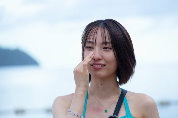 ショートヘアのスレンダー美女、夜の2ショットで自分から手つなぎ 『シャッフルアイランド Season3』#2