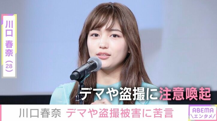 川口春奈、デマや盗撮に苦言「やはりいい気分ではないです」ファンから心配の声