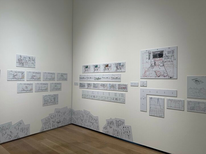 [Photos/Images] Recreating "Fujino’s Room" and "The Kyomoto House Hallway"! A Venue Report on "Look Back Anime Exhibition—Oshiyama Kiyotaka: The Emotions of Lines," Featuring a Massive Collection of Original Key Frames 28th