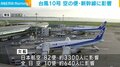 台風10号 空の便・新幹線に影響