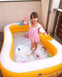 みきママ『プールに入りました～！！』