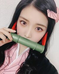 NMB48貞野遥香が「鬼滅の刃」でコスプレ初挑戦　ヒロイン・竈門禰豆子に「リアル禰豆子やん」