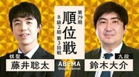 第79期 順位戦 B級2組 第3回戦 藤井聡太棋聖 対 鈴木大介九段