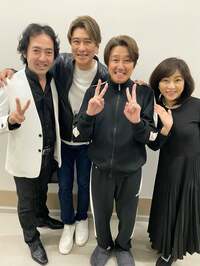 川崎麻世『マッチと松本明子ちゃんと秋川雅史くんと珍しい4ショット』