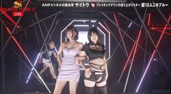 【画像】美女2人を伴って華やかな入場