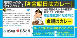 金曜日はカレーの日？ 元自衛官による在宅ワークのライフハックが話題に「いいアイデア！」