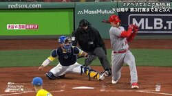 大谷翔平のパートナー・オホッピーの自打球にファンも「痛っピー」「めっちゃいてぇ」と心配の声