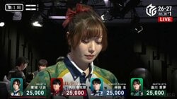 美女雀士・東城りお、試合直前でもリラックスモード 突然見せた“背伸び”シーンにファン爆笑「のびーｗ」「自由だな」「サービスショット」／麻雀・Mリーグ