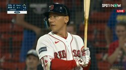 吉田正尚がMLB初の代打安打　25試合ぶりベンチから移籍後初の代打出場で4試合ぶりヒット