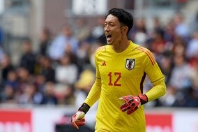 日本代表から権田修一が離脱　アメリカ戦で背中を打撲、途中交代