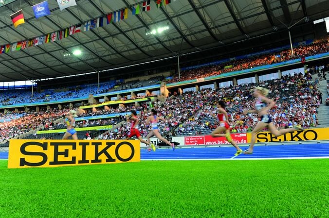 [Photos/Images] Voice Actors Hiroki Yasumoto & Chiaki Kobayashi Experience in Studio: The World of Sports Timekeeping That Records Athletes' 