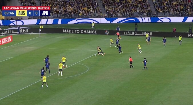 【映像】ターンで剥がされ失点関与の瞬間