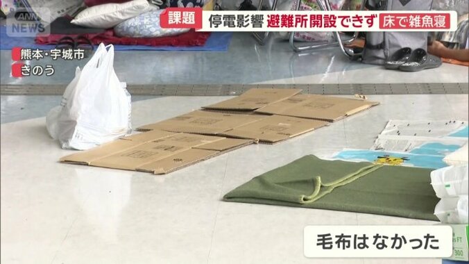 「床に雑魚寝」状態
