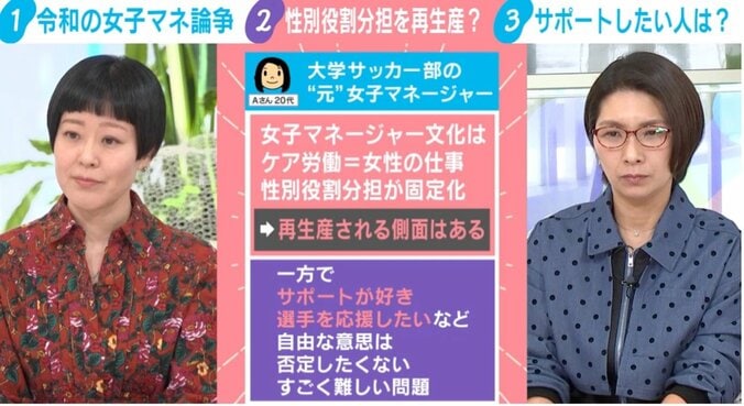 大学サッカー部の“元”女子マネージャー Aさん20代