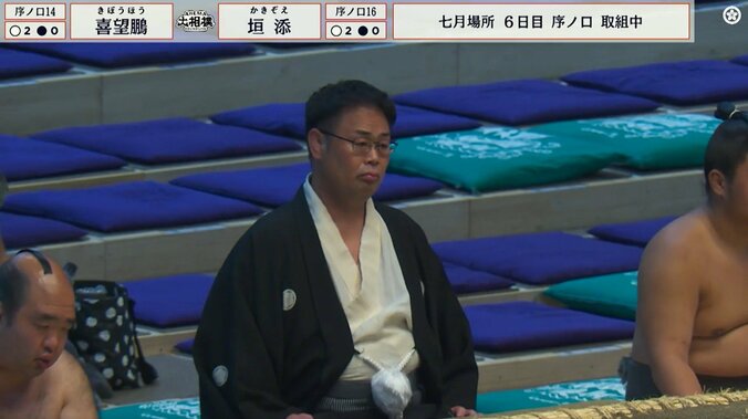「画ヂカラつよすぎ」大相撲、感動の場面で“ただならぬ”存在感を放つ力士の姿 親方との“奇跡的な2ショット”に「見守る親父と妖精」「存在感ハンパない」 3枚目