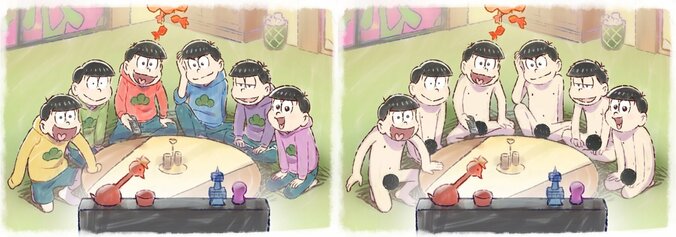 アニメ「おそ松さん」6つ子の”全裸待機ビジュアル”解禁！第3期放送直前でイヤミから救出成功 1枚目