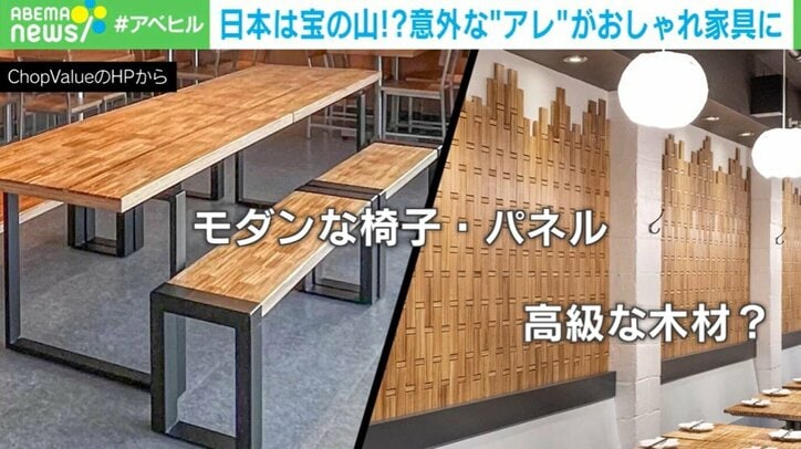 “身近なモノ”がおしゃれ家具に