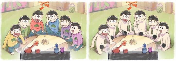 アニメ「おそ松さん」6つ子の”全裸待機ビジュアル”解禁！第3期放送直前でイヤミから救出成功