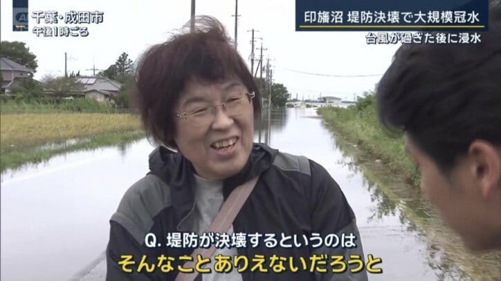 自宅が浸水した人