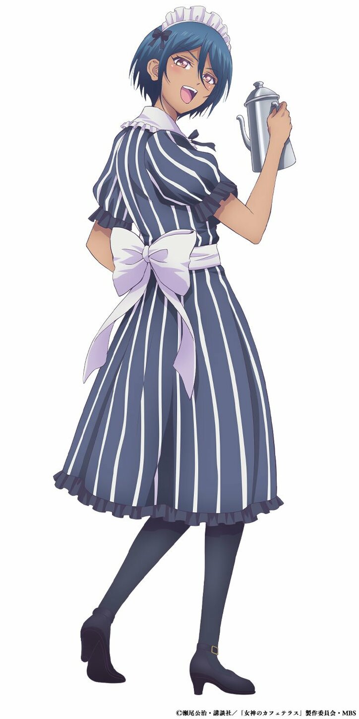 アニメ『女神のカフェテラス』ヴァレンティーナ吾妻立ち絵