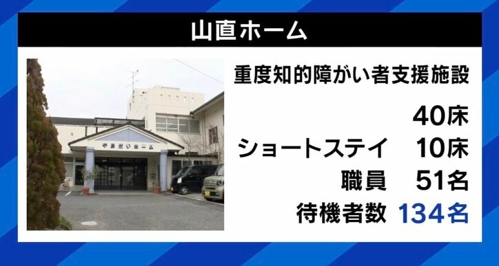 山直ホーム 待機者数は134人