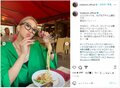「どこに行っても、モグモグタイム健在です」倖田來未、ロンドンでの食事風景を公開し「モグモグ可愛すぎる」とファン歓喜