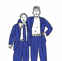 『今日俺』今井と谷川の肩組みイラストに「めっちゃ可愛い」「そっくり」の声