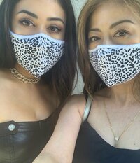 武田久美子『お揃いの豹柄』