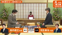 【動画】今年4月には叡王戦でも戦った羽生善治九段と森内俊之九段
