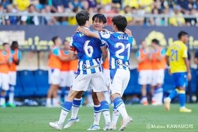 開幕弾＆決勝点の久保建英、ソシエダサポーターに「応援してくれて感謝。これからも頑張ろう！」