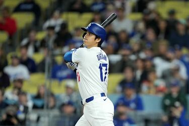 大谷翔平が自己新47号アーチで「47-47」達成 打球速度190キロ超