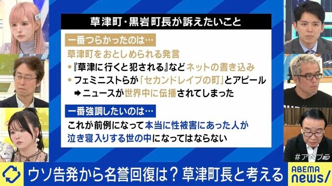 【写真・画像】“ニセ性被害告発”と戦った草津町長「我ながらよくここまでやった」 当初は世論も傾倒…SNS社会運動の課題・名誉回復を考える　3枚目