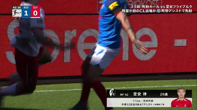 「これもうレッドだろ！」「ガッツリファウル」堂安律“つま先”直撃の激痛ファウルで悶絶「大丈夫か」「怪我させたら絶対許さねえ」 4枚目