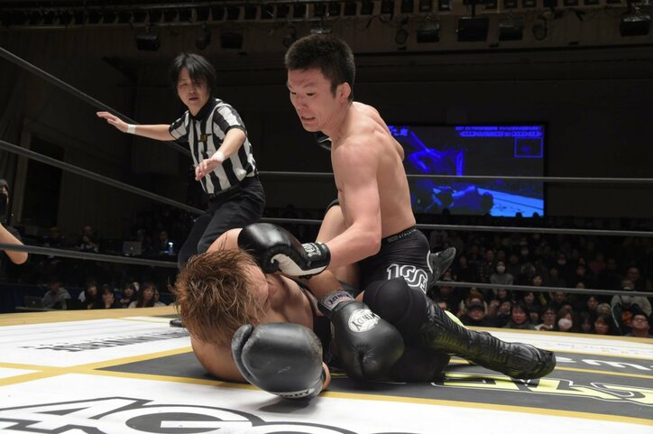 「強いDDTを見せましょう！」青木真也、HARASHIMAとのベルトをかけたリマッチ決定／2.17両国